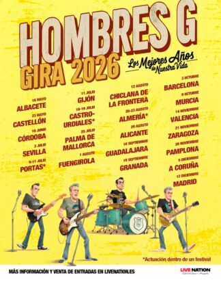 Concierto: Hombres G – Granada (19/09/2026)