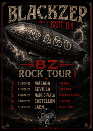 Blackzeprock – Tributo a Led Zeppelin (09/10/2026) en Parla